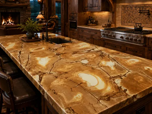 Столешница из кварцита Stone Wood