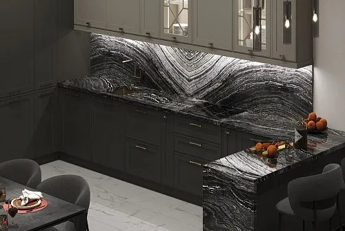Столешница из мрамора Silver Wave