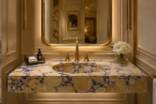 Столешница из мрамора GIALLO SIENA BROCCATO 