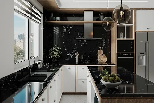 Столешница из кварцита Via Lactea