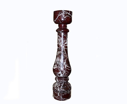 Балясина из мрамора Rosso Lepante
